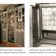 Airways Museum DME Instalation (left) and Solid State Version (right)
